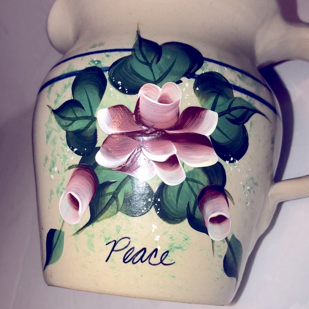Marshall Pottery Hand Turned Yesteryear “Peace” Creamer - Picture 2 of 5
